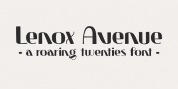 Lenox Avenue font download