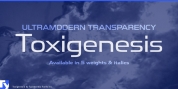 Toxigenesis font download