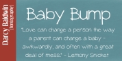 DJB Baby Bump font download