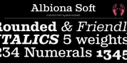 Albiona Soft font download