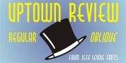 Uptown Review JNL font download