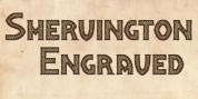 Shervington Engraved font download