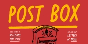 Post Box font download