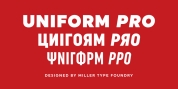 Uniform Pro font download
