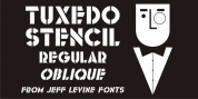 Tuxedo Stencil JNL font download