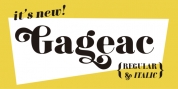 Gageac font download
