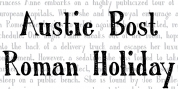 Austie Bost Roman Holiday Sketch font download