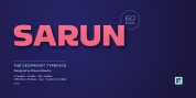 Sarun Pro font download