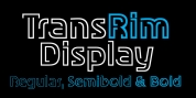 TransRim Display font download