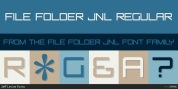 File Folder JNL font download