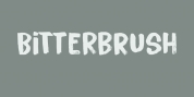 Bitterbrush font download