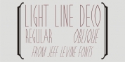 Light Line Deco JNL font download