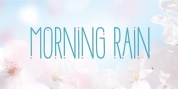 Morning Rain Dot font download