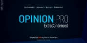 Opinion Pro Extra Condensed font download
