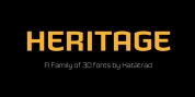 Heritage Set font download