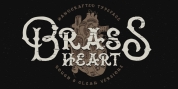 Brass Heart font download