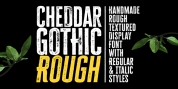 Cheddar Gothic Rough font download