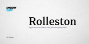 Rolleston font download