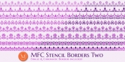 MFC Stencil Borders Two font download