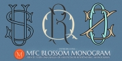 MFC Blossom Monogram font download