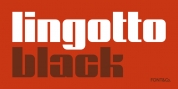 Lingotto Black font download