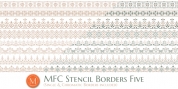 MFC Stencil Borders Five font download
