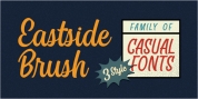 Eastside Brush font download