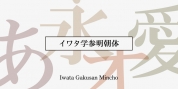 Iwata GMincho Pro font download