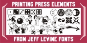 Printing Press Elements JNL font download