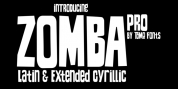TOMO Zomba Pro font download