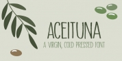 Aceituna font download