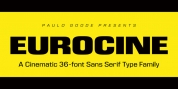 Eurocine font download
