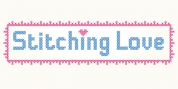 Stitching Love font download