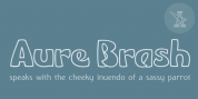 Aure Brash font download