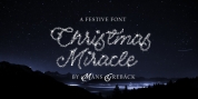 Christmas Miracle font download