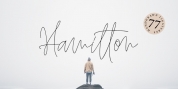 Hamilton Signature Script font download