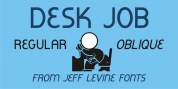 Desk Job JNL font download