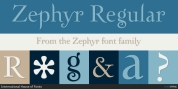 Zephyr font download