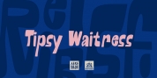 Tipsy Waitress font download