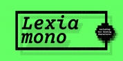 Lexia Mono font download