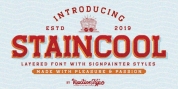 Staincool font download