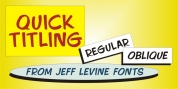 Quick Titling JNL font download
