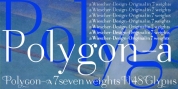 Polygon A font download