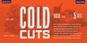 Cold Cuts font download