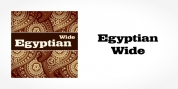 Egyptian Wide font download