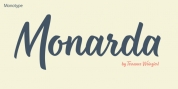 Monarda font download