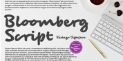 Bloomberg Script font download
