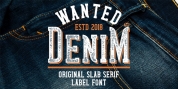 Wanted Denim font download