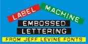 Label Machine JNL font download