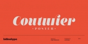 Couturier Poster font download